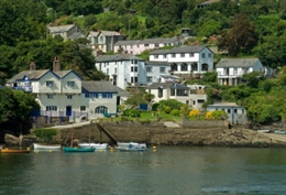 The picturesque fishing port of Bodinnick-by-Fowey